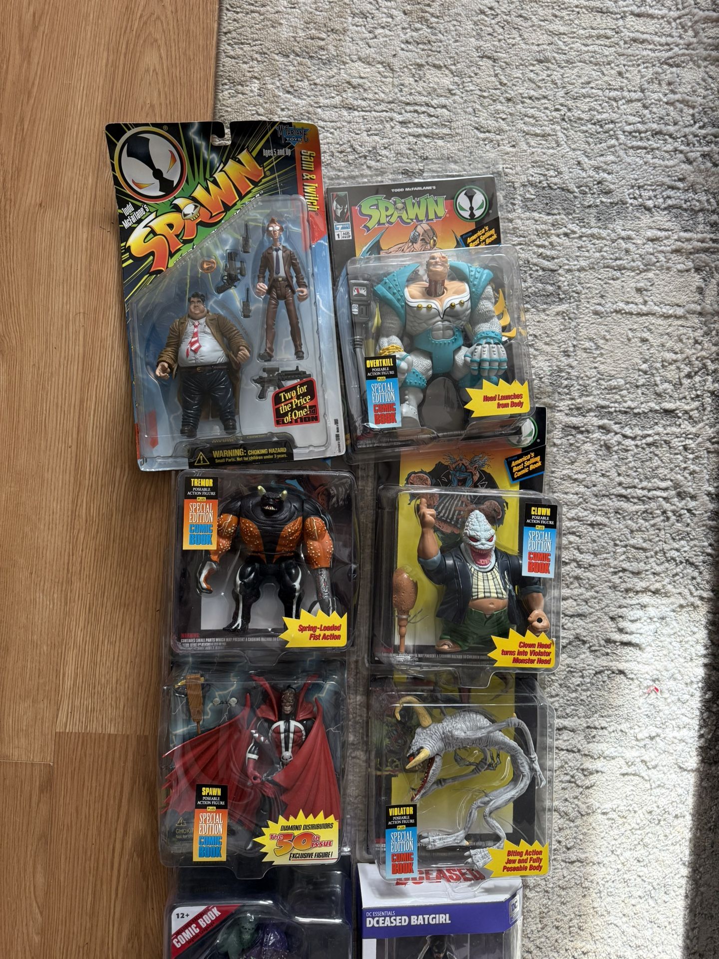 Spawn And Dc Figures