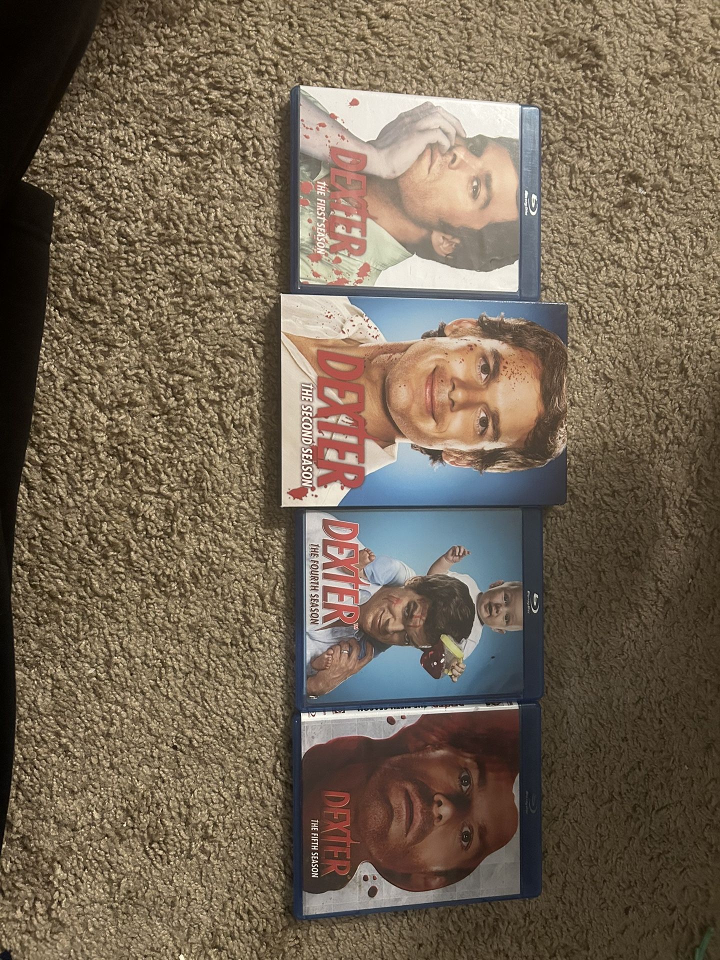 Dexter On Blu-Ray Season 1 3 4 And 5