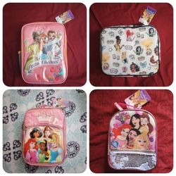 DISNEY PRINCESS LUNCH BAGS 👉$15 EACH ONE👈