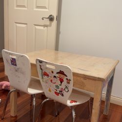 Free Kids Table With Chairs 