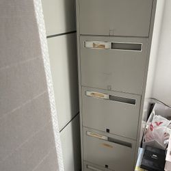 5 Draw Steel Filing Cabinet 