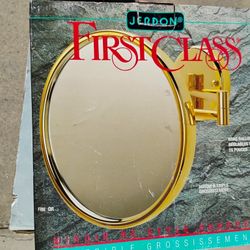 Wall Makeup Mirror With 15" Arm Adjustment 