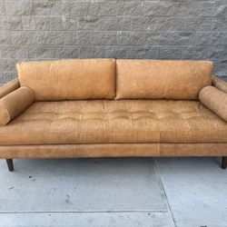 Leather Couch 