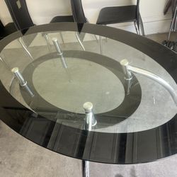 Glass Dining Table 