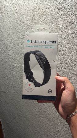 Smart watch  Fitbit Inspire 2 Health & Fitness Tracker with a Free 1-Year Fitbit Premium Trial, 24/7 Heart Rate, Black/Black, One Size (S & L Bands In