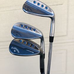 Callaway JAWS  50*, 54* & 60* Wedges.