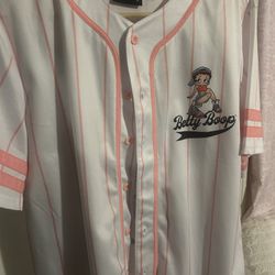 Betty Boop Baseball Jersey