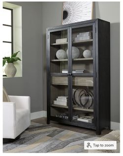 Ashley Lenston 2-door Accent Cabinet Regular Retail $799 Brand New Still In The Box