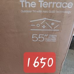 SAMSUNG 55"INCH QLED 4K THE TERRANCE OUTDOOR TV  LST7T 