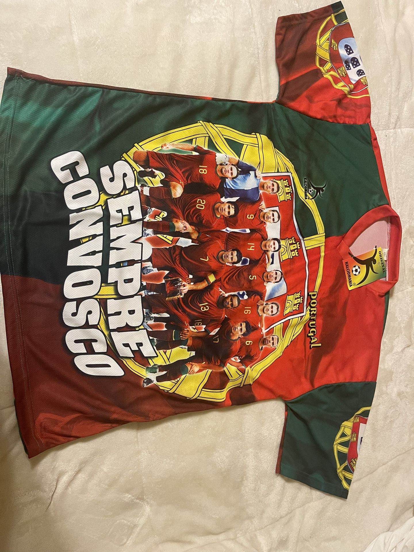 Vintage Portugal Soccer / Futbol Jersey