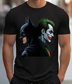 Batman Vs Joker Tee Shirt Sz XL
