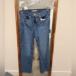 Levi’s Blue Women’s Straight New Jeans 