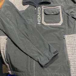 Mens Cinch Light Weigh Jacket Zip Up