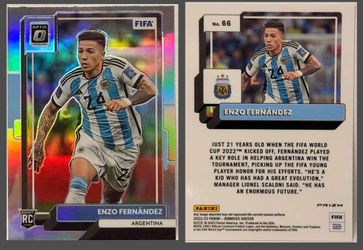 Enzo Fernandez • 2022-23 Donruss Optic Silver