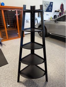 Dark Brown corner shelf
