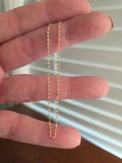 Solid gold bracelet