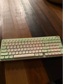 Nuphy Halo Green Mechanical Keyboard (Creamy keys)
