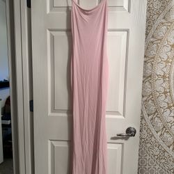 Skims Lounge Long Slip dress