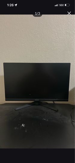 Desk w/ monitor