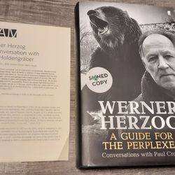 Rare Werner Herzog Signed A Guide For The Perplexed