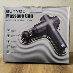 Butyce Y8 Pro Max Black Portable Deep Tissue Percussion Muscle Massage Gun

