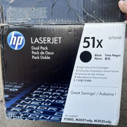 HP laserjet ink cartridge 51x 2pack