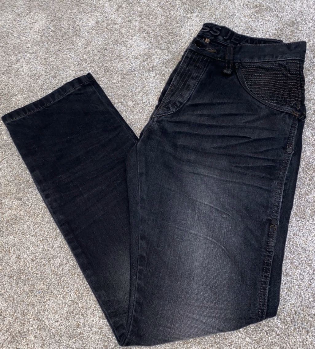 Zach Extra Slim Fit Low Rise Express black jeans size 30
