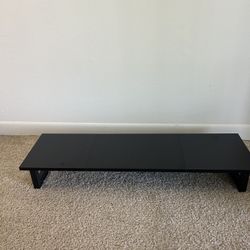 WESTREE Dual Monitor Stand Riser, Wood and Steel Monitor Stand Riser