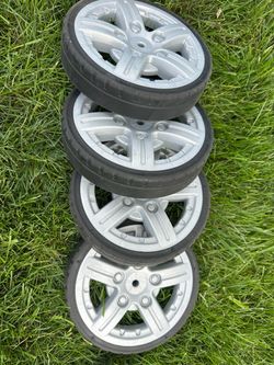 Set of 4 Toy Ride-On Car Replacement Wheels