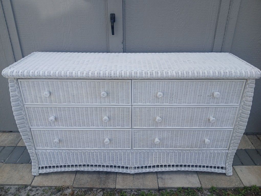 Pier One Wicker Dresser
