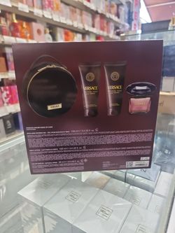 Versace Crystal Noir Eau De Parfum Set 4pcs $88
