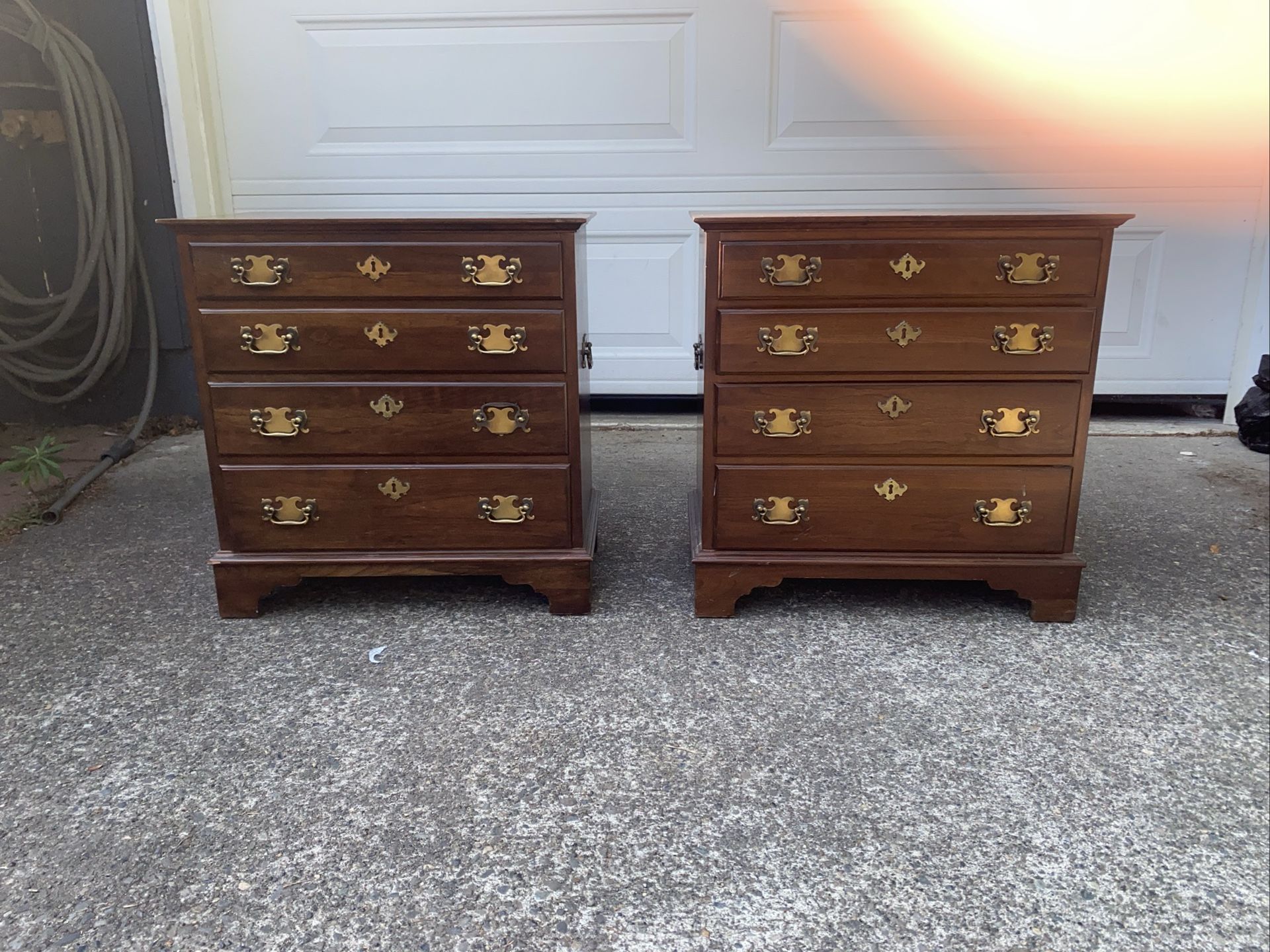 PENNSYLVANIA HOUSE CHERRY CHEST, NIGHTSTAND, END TABLE, ACCENT TABLE 4 DRAWER