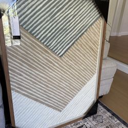 LARGE New Dimensional Paper Shadow Box Wall Art Boho 29.5” X 39.5”