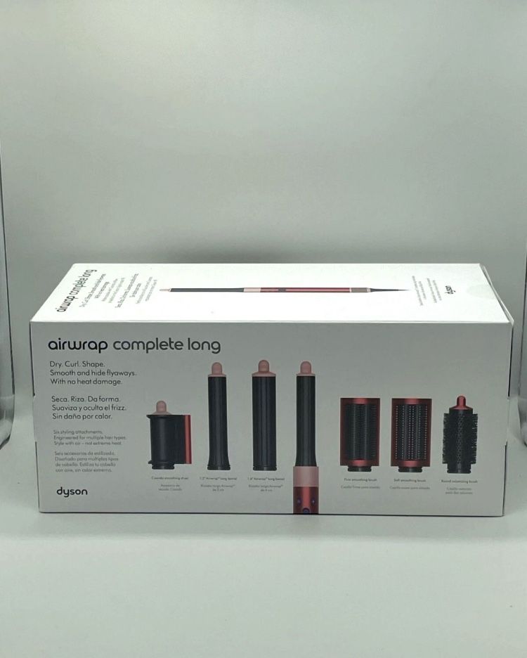 Dyson Airwrap Multi Styler Complete Long Pink Rose Gold Floor Model