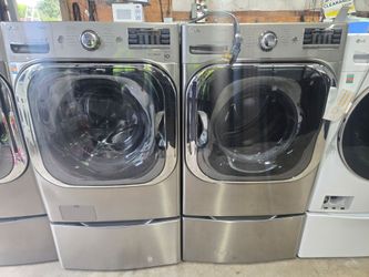 Lg Washer And Dryer Set Electric jumbo size