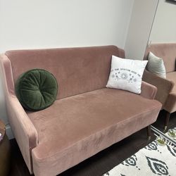 Pink Small Space, Office, Bedroom Couch 
