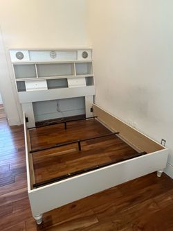Full White Bed Frame Only