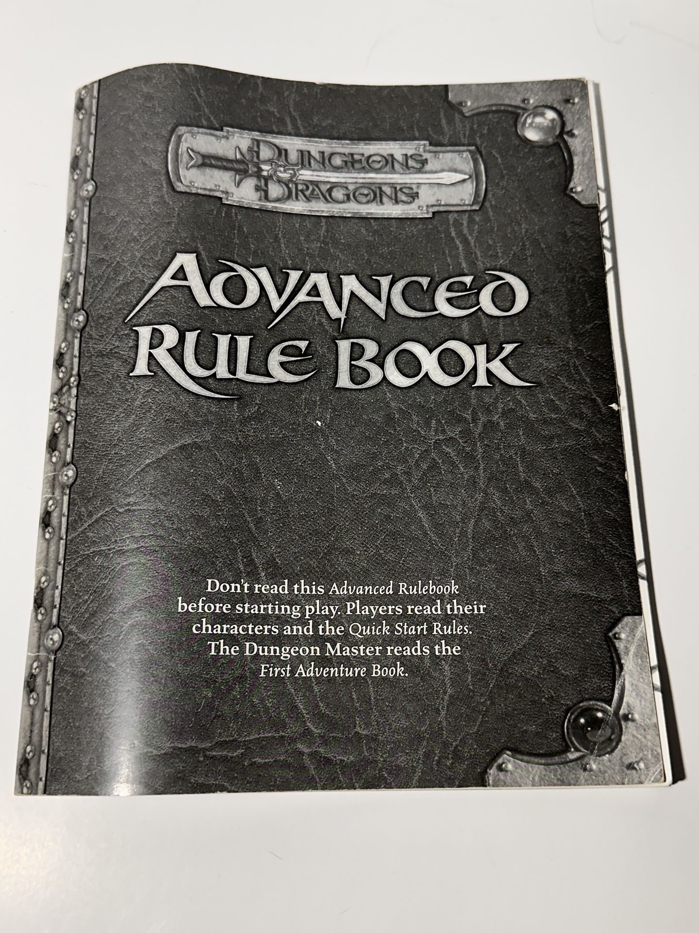 Dungeons & Dragons Advanced Rule Book replacement part 2004 RPG Wizards DnD D&D