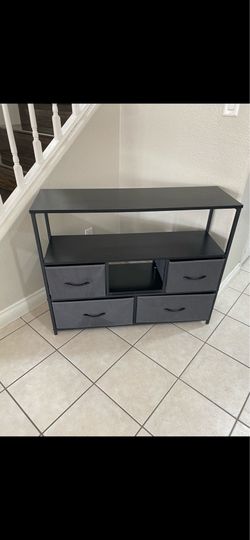 Bookshelf with 4 drawers