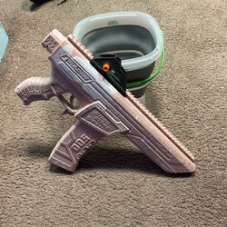 Custom Gel Blaster With Orbeez Bucket 