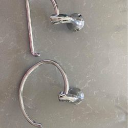 Bathroom Hardware - towel and toilet paper holders