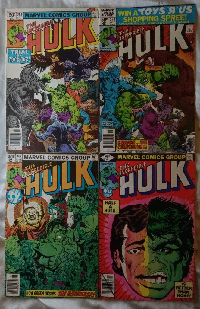 4 marvel the incredible hulk comic's Very Nice Message Me Thxs 