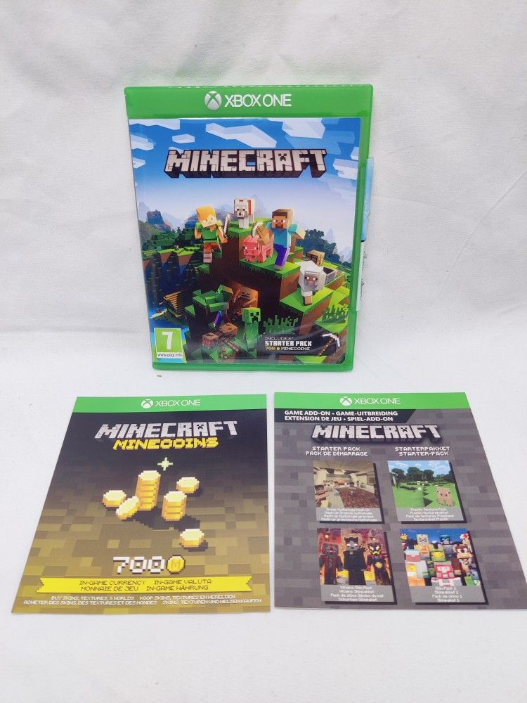 Minecraft Explorer's Pack (Microsoft Xbox one) the starter pack is not activated - Works Great!
