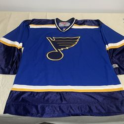 Ccm St. Louis Blues Mic Jersey Mens Xl Clean Vintage NHL 90s NHL