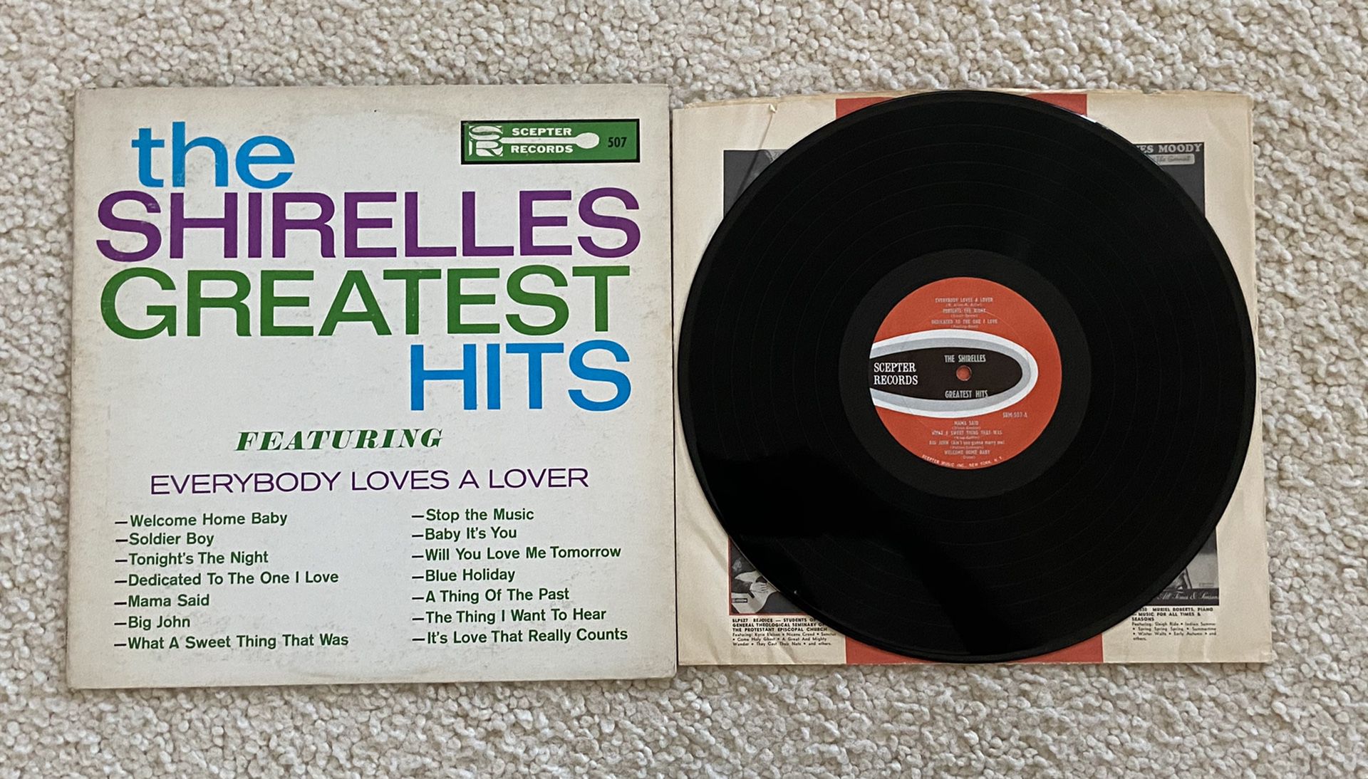 The Shirelles “The Shirelles Greatest Hits” vinyl lp hit compilation 1960s Scepter Records Original beautiful glossy vinyl 60s R&B