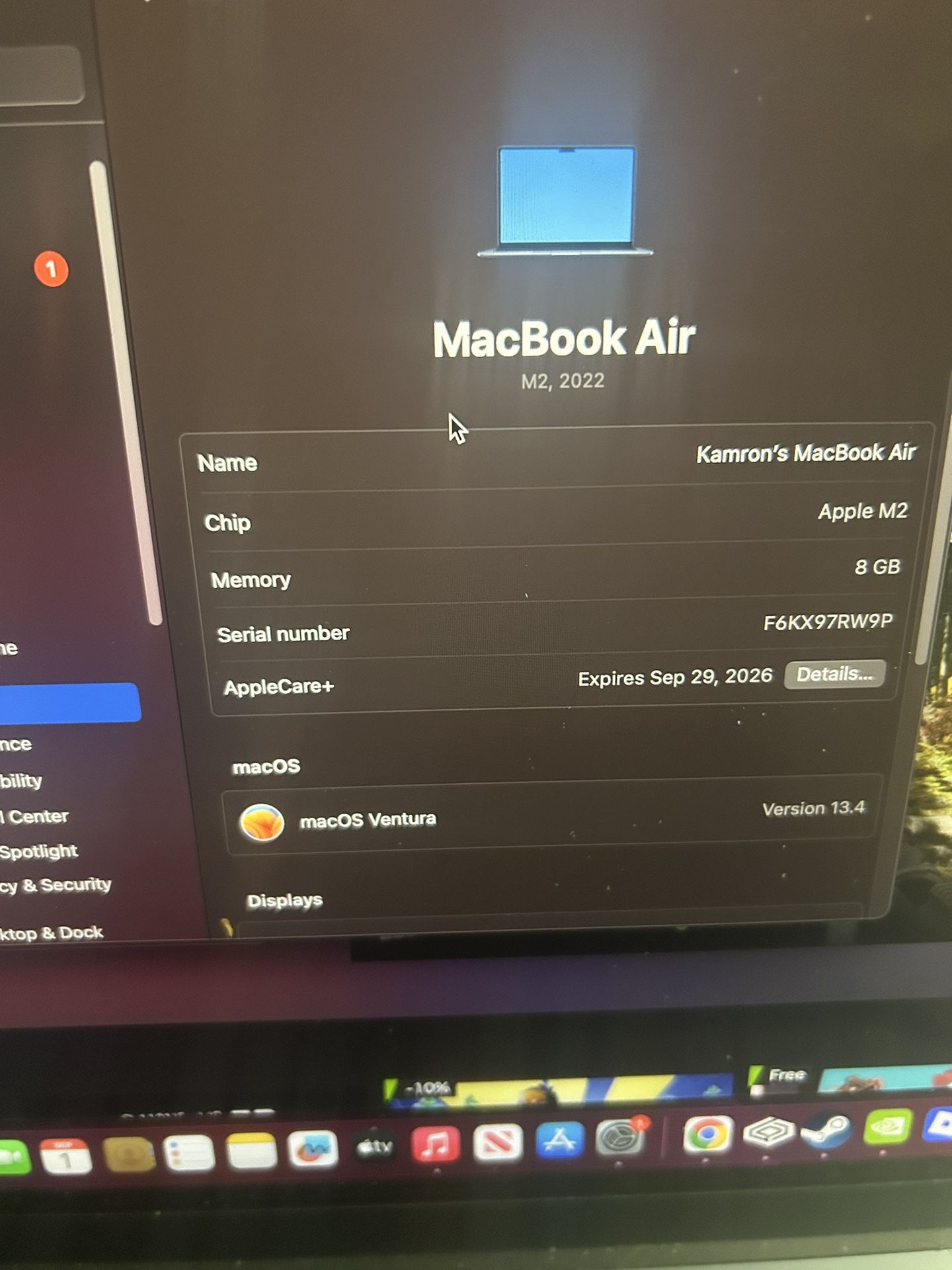 Macbook Air M2