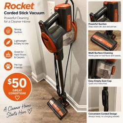 Rocket Corded Stick Vacuum