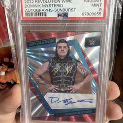 Wwe Dominik Mysterio #/99 Psa 9
