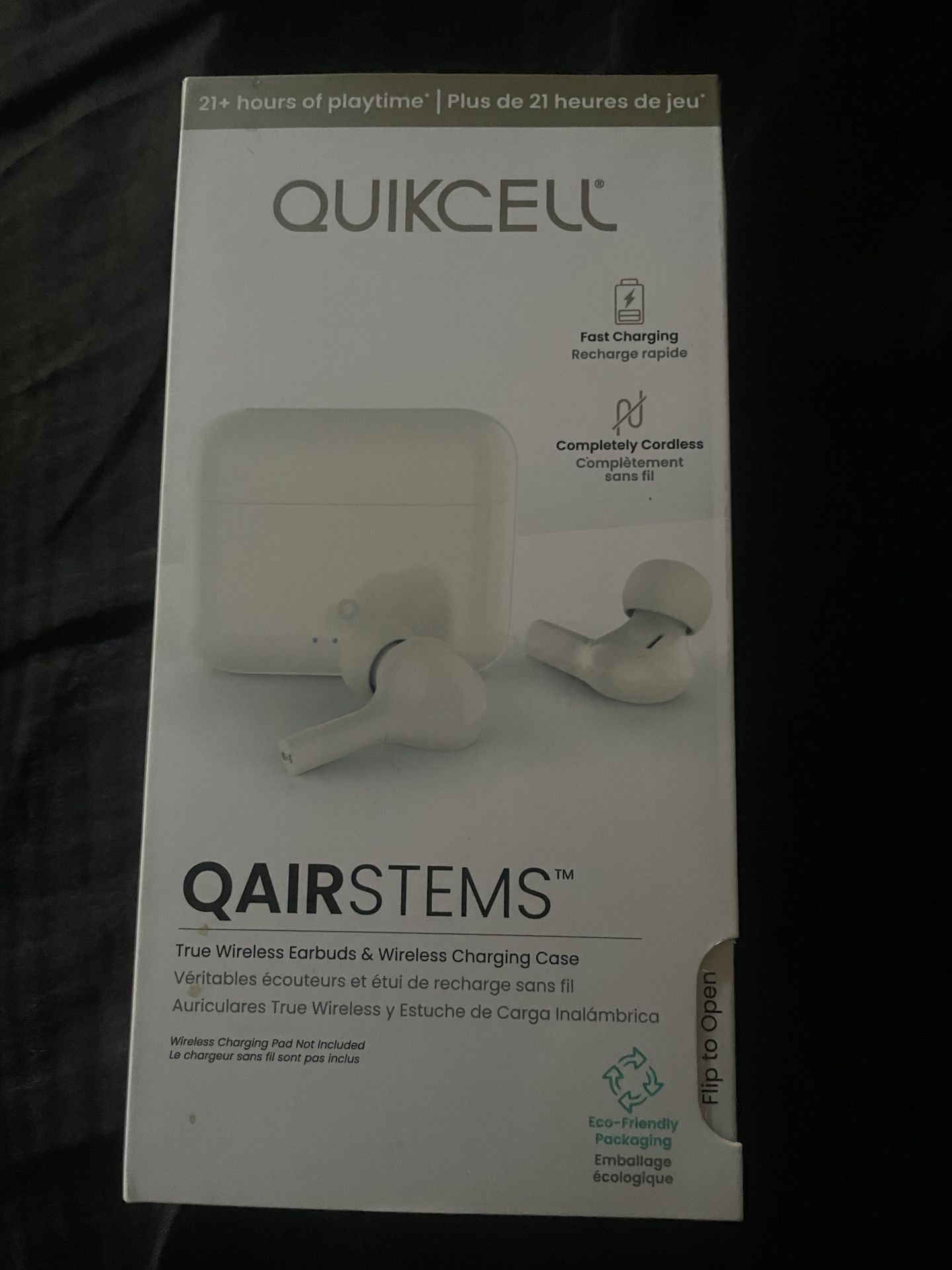Quikcell QAirStems True Wireless Earbuds & Charging Case