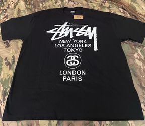New Authentic Stussy Tour Shirt - XL